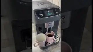 🥛DeLonghi  Magnifica Plus ECAM320.61.G: первое приготовление🔥Cappuccino☕ Latte❤️