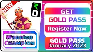 COC Free Gold Pass Giveaway - Warrior Champion Skin COC 2023 - Clash of Clans