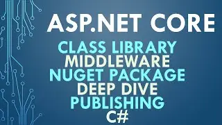 Part 4. ASP.NET Core |  Class library | Middleware | Nuget package deep dive and publishing  C#