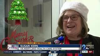 Bringing holiday cheer to veterans at the Baltimore VA Medical