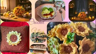 Girasoli all'Uncinetto per un compleanno |Alla scoperta di J.X. Market | Vita semplice in città Vlog