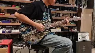 James Tyler Mongoose Special Gloss Black Blue Shamear 2010  #fusionmusic #jamestyler