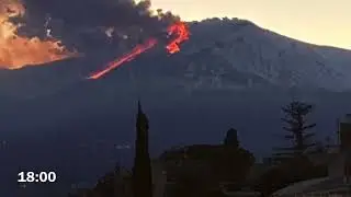 Mt Etna Eruption 16 February 2021, experienced from Taormina
