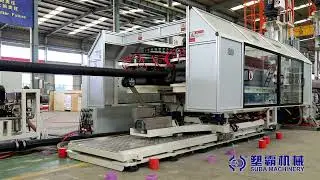 ID100 to ID300 double wall corrugated pipe production line