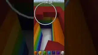 How to build a rainbow house in Minecraft #minecraftplayers