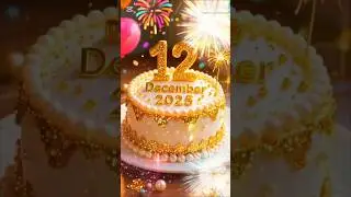 Happy December 12 Birthday! ✨🎉