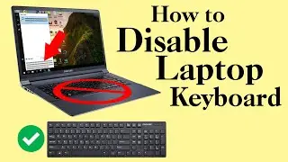 Как отключить клавиатуру ноутбука в Windows 10 при подключении внешней клавиатуры