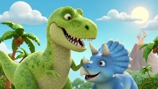 The Dinosaur Song 🦕🦖🎶 | Fun Dinosaur Nursery Rhyme for Kids⭐ 