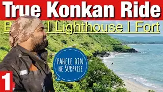 Surprise on True Konkan Coastal Ride | Episode 1 | Ambarnath to Korlai Beach | Fort | Light House