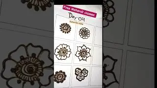 Day-04 basic elements|| Mehendi classes|| #youtubeshorts #mehndi #hennatattoodesign #hennadesigns