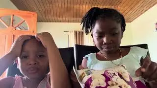 Trying Jamaica Mango / Snacks: Pop Time  Popcorn and Pillsbury Mini Chocolate Chip soft Cookies