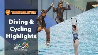 Team Malaysia presents KL2017 Diving & Cycling Highlights (28 August, Monday)