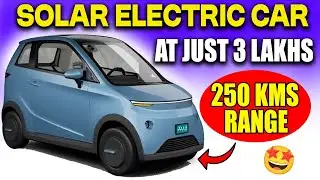 India's 1st Solar Electric Car🤩 | Electric Car From 3 Lakhs | Vayve Mobility EVA || EV Kannada