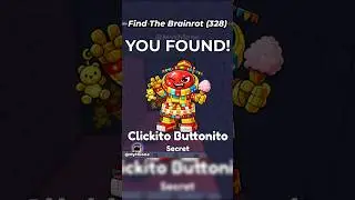 How To Get Clickito Buttonito | Find the Brainrot ROBLOX