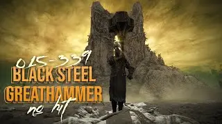 Black Steel Greathammer No Hit Promised Consort Radahn - Elden Ring DLC [015-339]