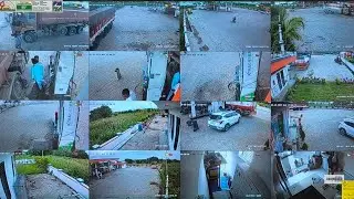 My Hikvision 16 4MP IP Color Vu Camera Petrol ⛽ Pump CCTV  Site Visit Vitthala Petroleum Telgaon.