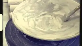 How to brush on Glazes