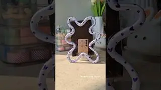 Pinterest Inspired Mirror DIY 💜 So Easy & Beautiful #craftideas #diydecor #aestheticdecor #mirror