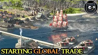 Начало глобальной торговли — Anno 1800 MEGACITY SURVIVAL — 3 версии 1 и полностью модифицированна...