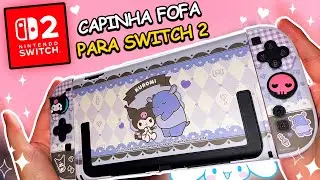 Meu Switch 2 ficou a coisa MAIS fofa com esses acess&oacute;rios da GeekShare 💖🎮