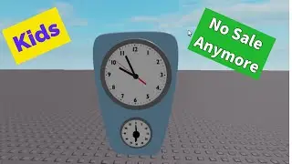 Roblox 1950 Kitchen Clock for Kids (NO SALE ANYMORE FOR KIDS)
