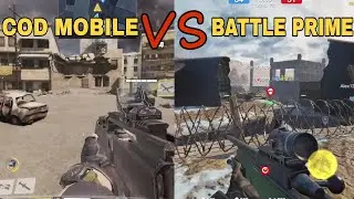 MAX GRAPHICS COMPARISON | BATTLE PRIME VS COD MOBILE