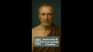 Seneca Letter III: On True and False Friendship with commentary