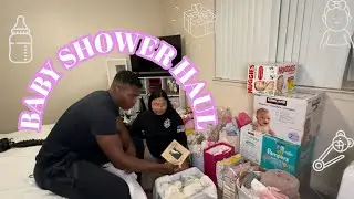 BABY SHOWER HAUL/BABY REGISTRY GIFTS for KALI! | Newborn Haul!