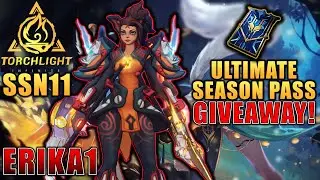 Erika & progressing trough Star Chart - Battle Pass giveaway! Torchlight Infinite: Season 11