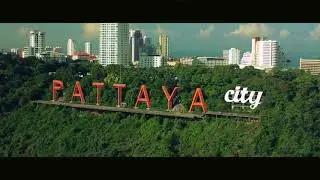 Pattaya Beach Front Road, Sony FS7 (flycamstudio)