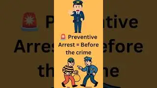 Punitive vs Preventive Arrest Explained | #LegalShorts
