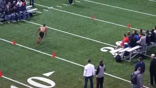 Na'Quan Brown WR Pro Day Elite Athleticism on Display
