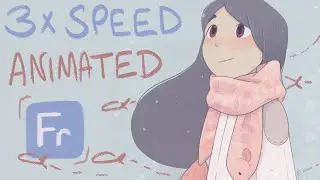 Winter Breeze - GIF Animation - 3x Speed - Adobe Fresco