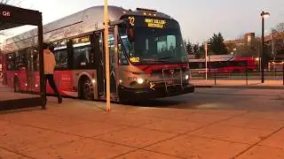 WMATA Metro Bus 2009 New Flyer DE42LFA #6371 on Q2 Montgomery College