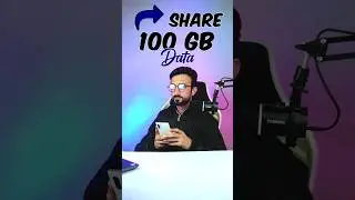 share Data upto 100GB in few steps #tech #AI #top