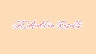 {SAS} ☆ Winter 2026 Audition Results ☆