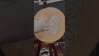 #painting #buterfly #satisfying #creative #shortsvideo #bluebird #art #crafts #winter