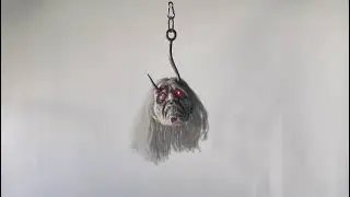 CED   72340   T&Ecirc;TE DE VIEILLE AVEC CROCHET ANIM&Eacute;E