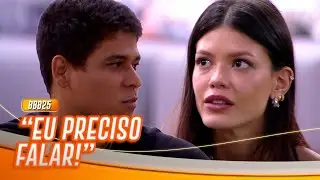 GUILHERME DIZ QUE SAIR&Aacute; EM DEFESA DE VIT&Oacute;RIA STRADA AP&Oacute;S OUVIR COMENT&Aacute;RIOS SOBRE A SISTER | BBB 25