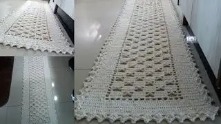 COMO FAZER PASSADEIRA DE CROCHÊ / JOGO DE COZINHA  FAMOSO / PAP / DIY