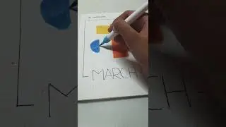 Monthly Cover Ideas for Bullet Journal | MARCH | Part 1 | #shorts