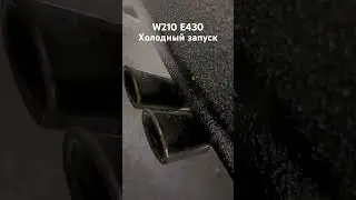 Холодный запуск W210 E430 #рычит #мощная #рекомендации #w210