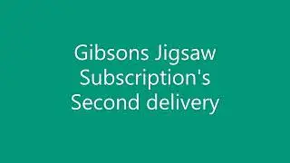 Gibsons jigsaw subscription delivery #jigsaw #gibsons #jigsawdelivery #unboxing