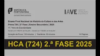 RESPOSTAS AO EXAME HCA 2&ordf; FASE 2025 (724)