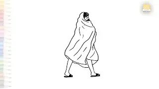 Winter season very cold drawings | Easy outline drawings | How to draw Winter season sketches