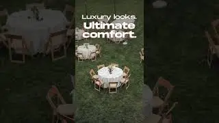 The decor was stunning, but the chairs