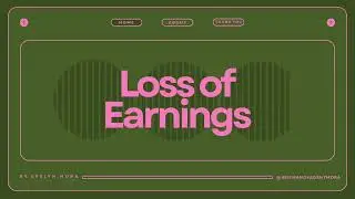 Loss of earnings for Disability Income Insurance 