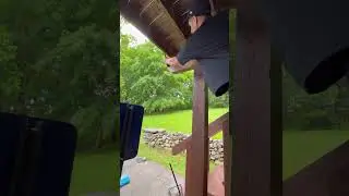 Stain deck support beam
