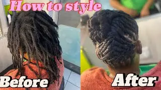 Dreadlocks routine and maintenance after months#subscribe#locs#beautifullocs#braids#diy naturalstyle