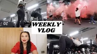 WEEKLY VLOG!! CALMING BREAKOUTS, GYM SESSIONS & SMOKE GRENADES GONE WRONG | Adina  May